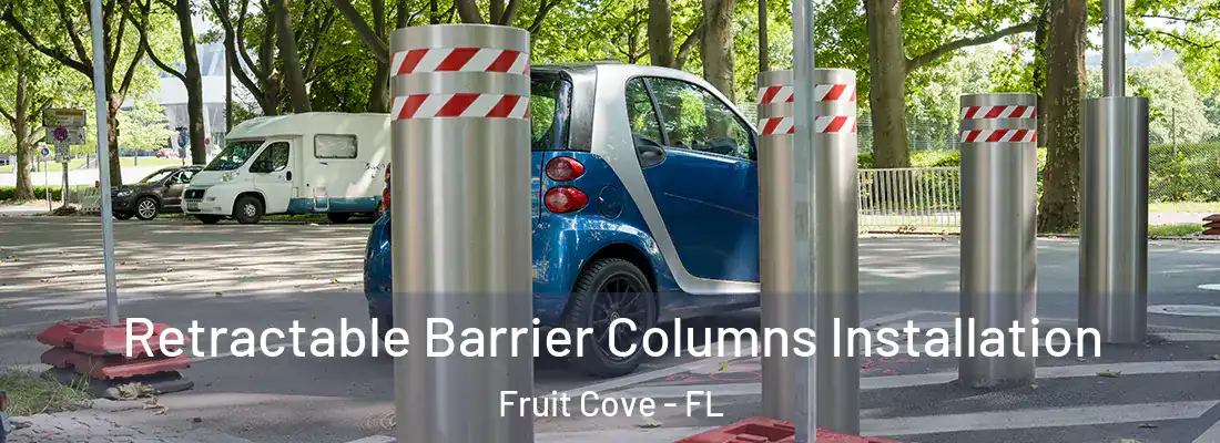 Retractable Barrier Columns Installation Fruit Cove - FL